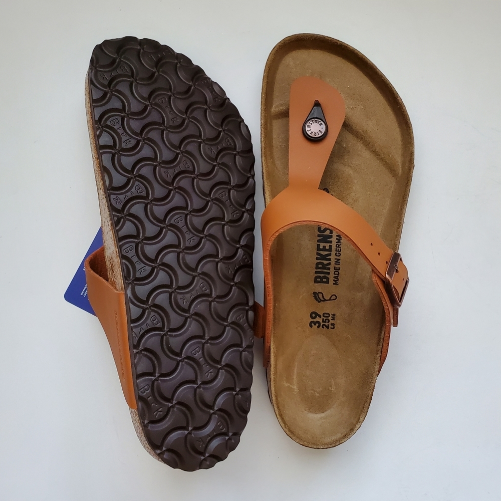 Birkenstock Gizeh Ginger Brown Sandals - Picture 4 of 7